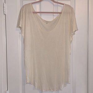 Flowy Sleeve Cream Top